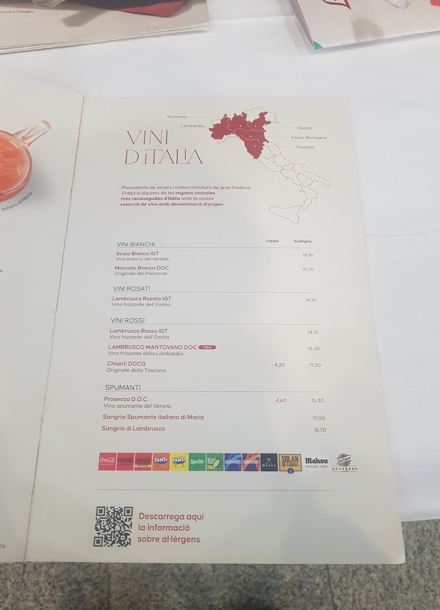 Menu Restaurant La Tagliatella-1