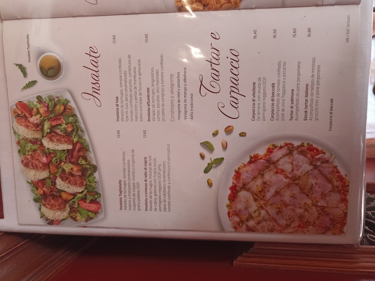 Menu Restaurant La Tagliatella-10