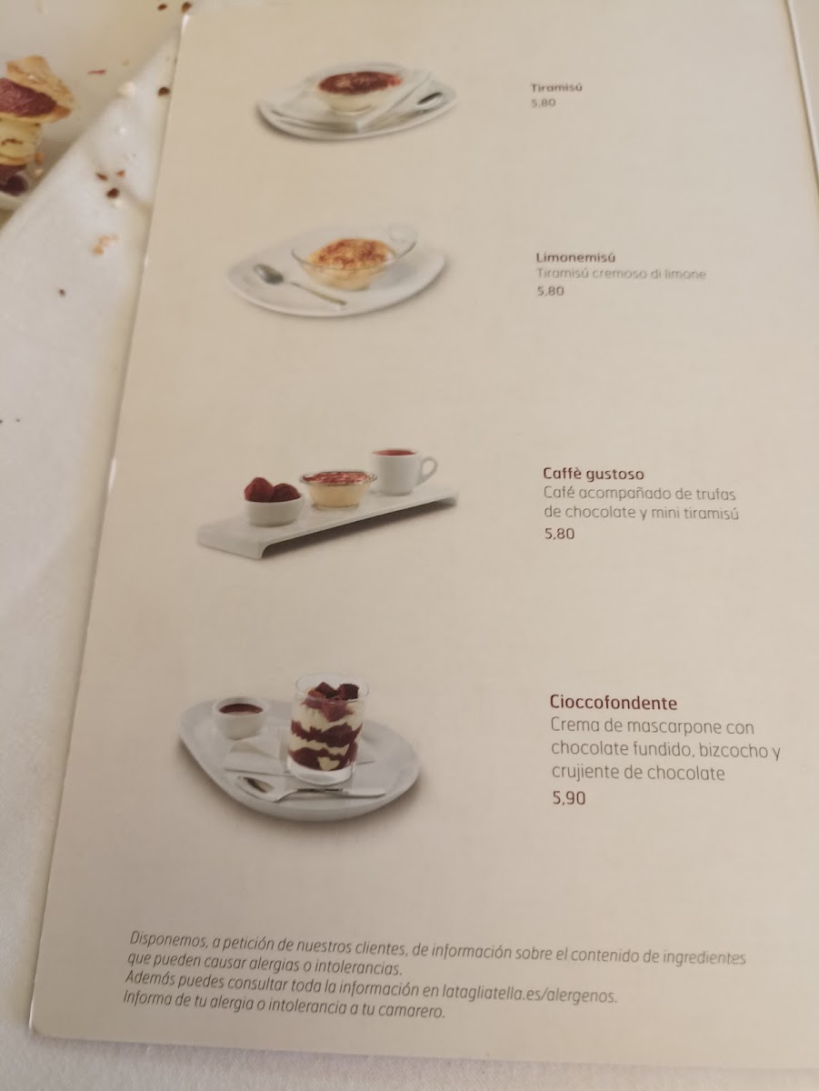 Menu Restaurant La Tagliatella-8